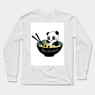 Miso Hungry Panda Long Sleeve T-Shirt